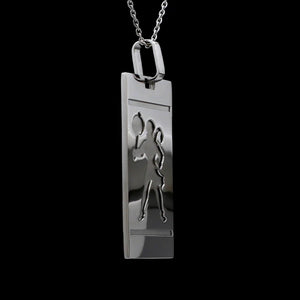 Jewelove™ Pendants Platinum Double Side Pendant JL PT Hanuman & Ganesh Ji