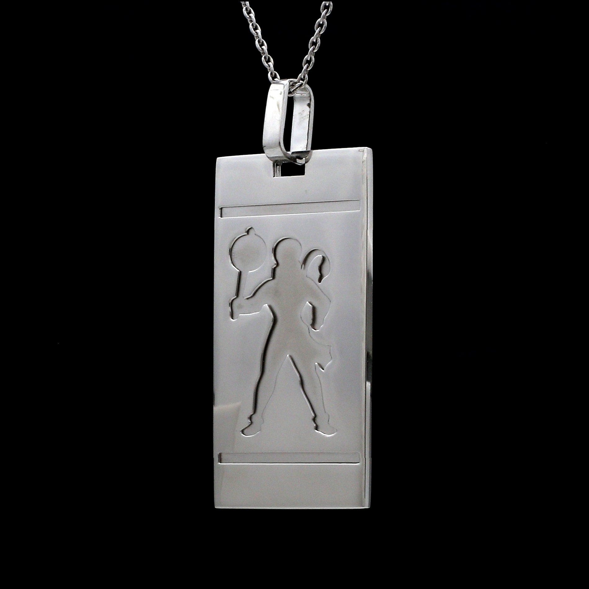 Jewelove™ Pendants Platinum Double Side Pendant JL PT Hanuman & Ganesh Ji