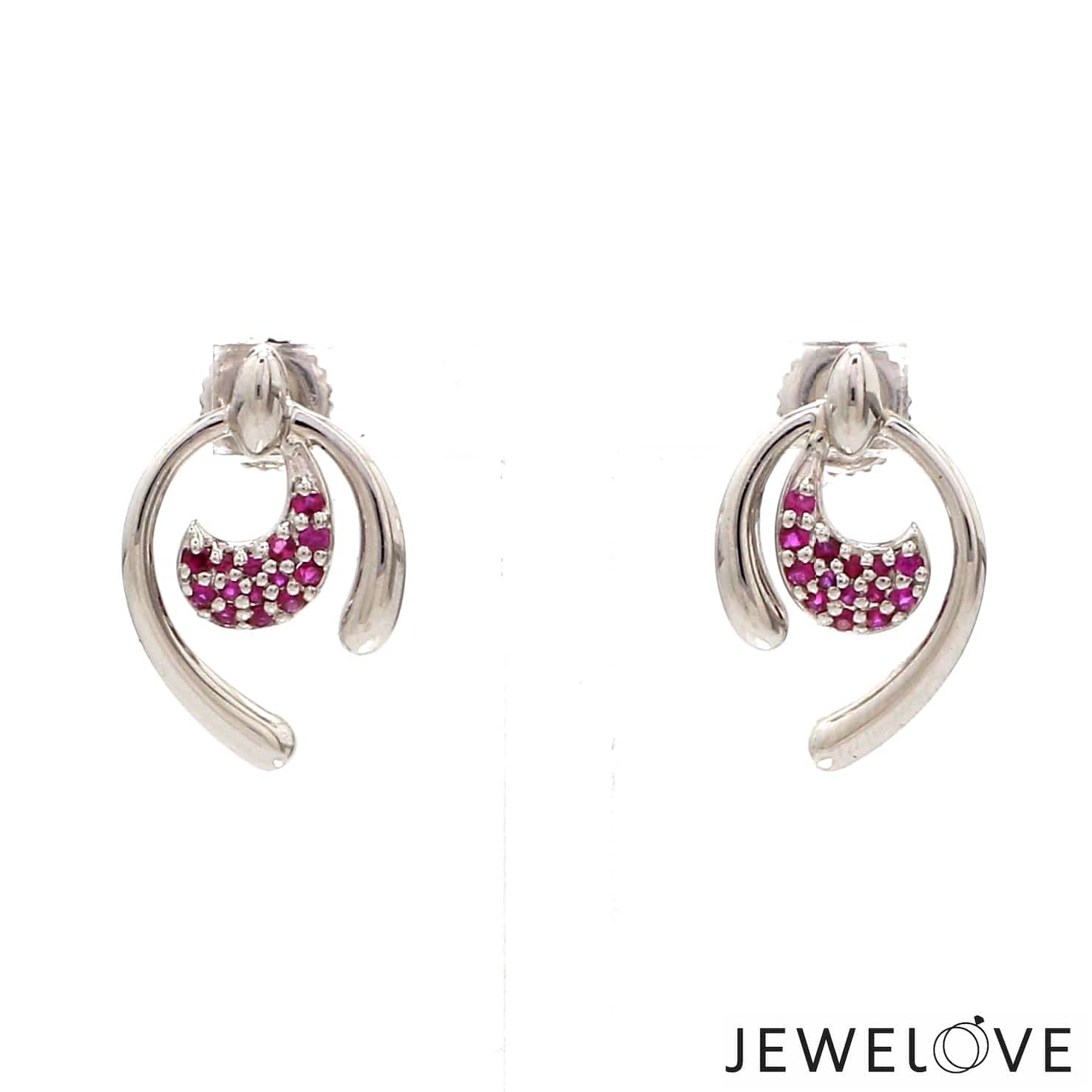 Jewelove™ Earrings Platinum Earrings for Women JL PT E NL8636