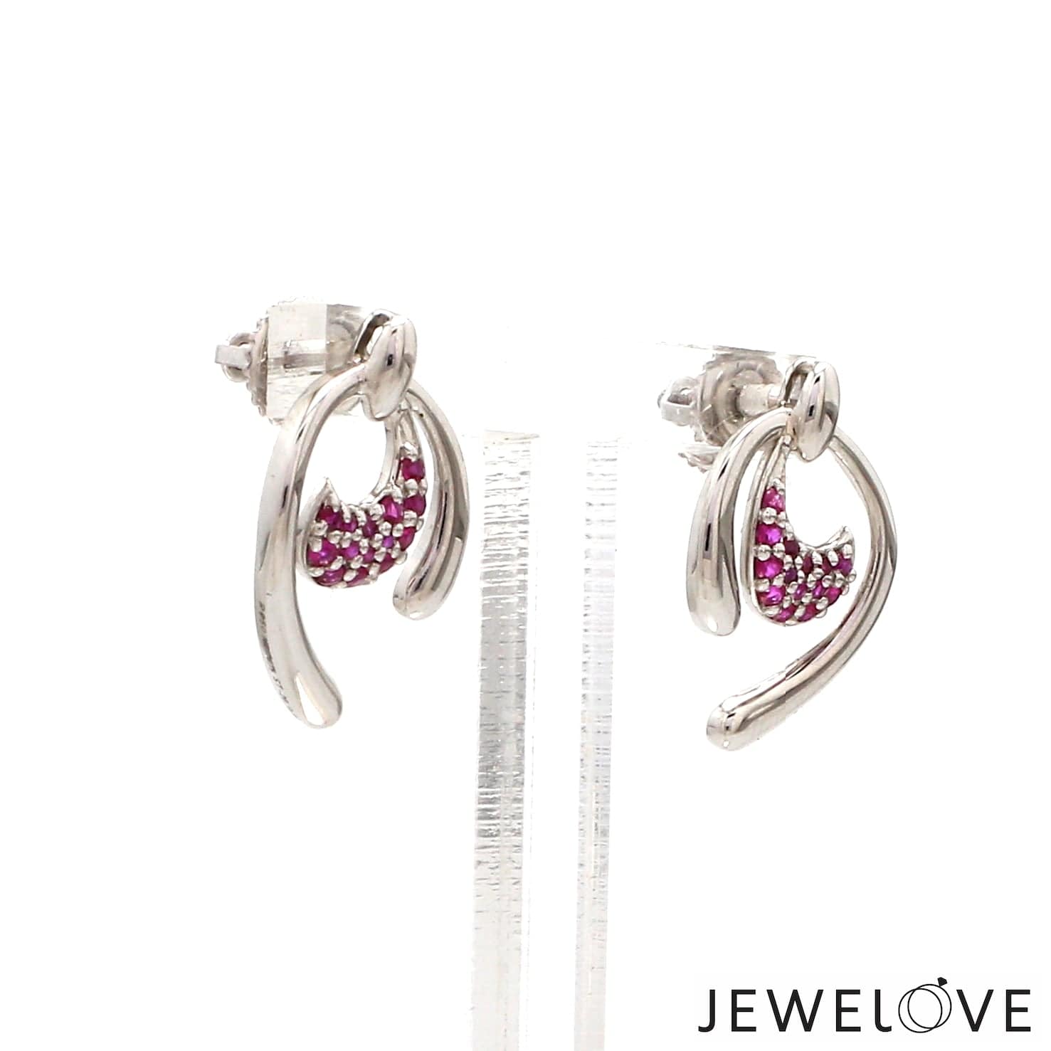 Jewelove™ Earrings Platinum Earrings for Women JL PT E NL8636