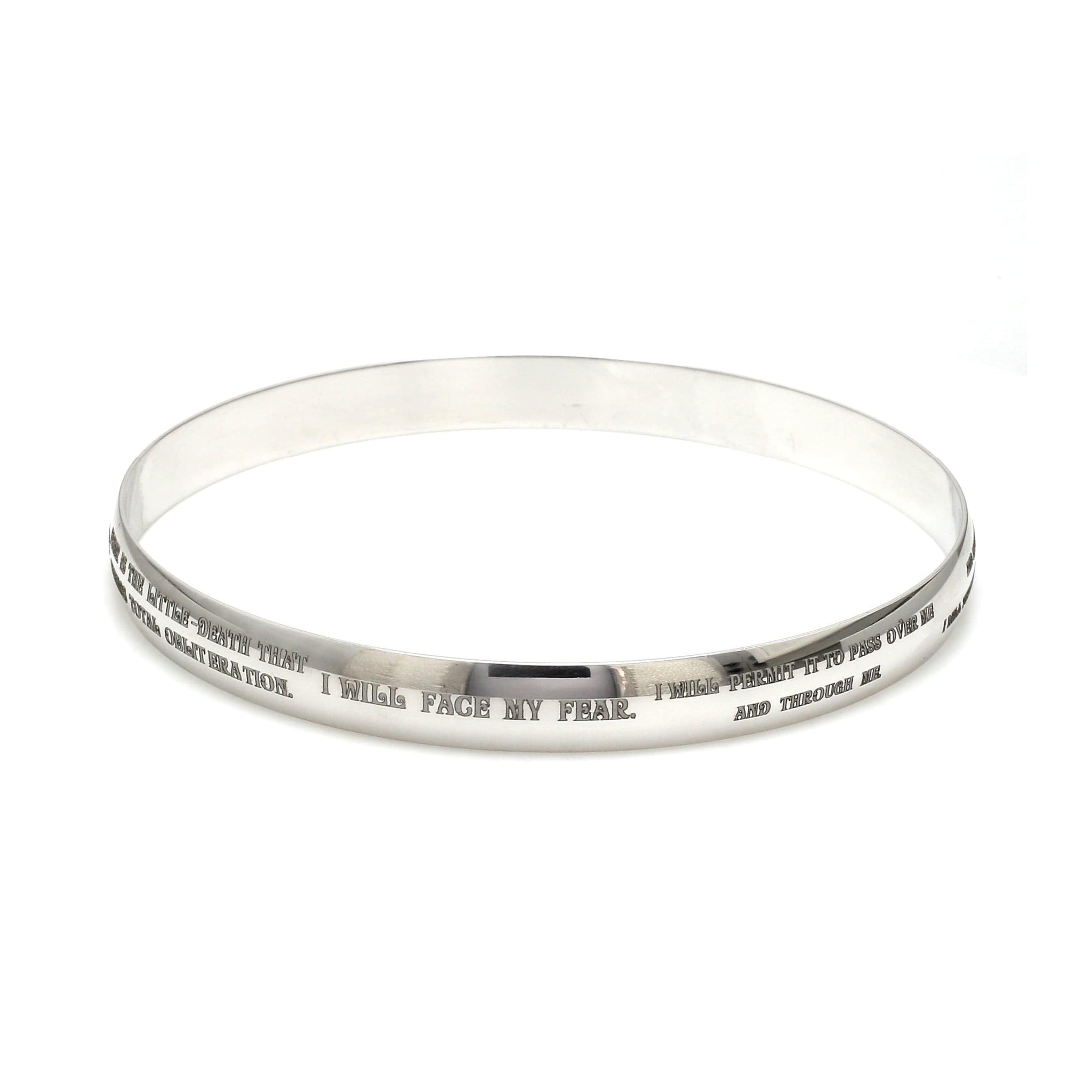 Jewelove™ Bangles & Bracelets Platinum Engraved Kada for Men JL PTB 1288