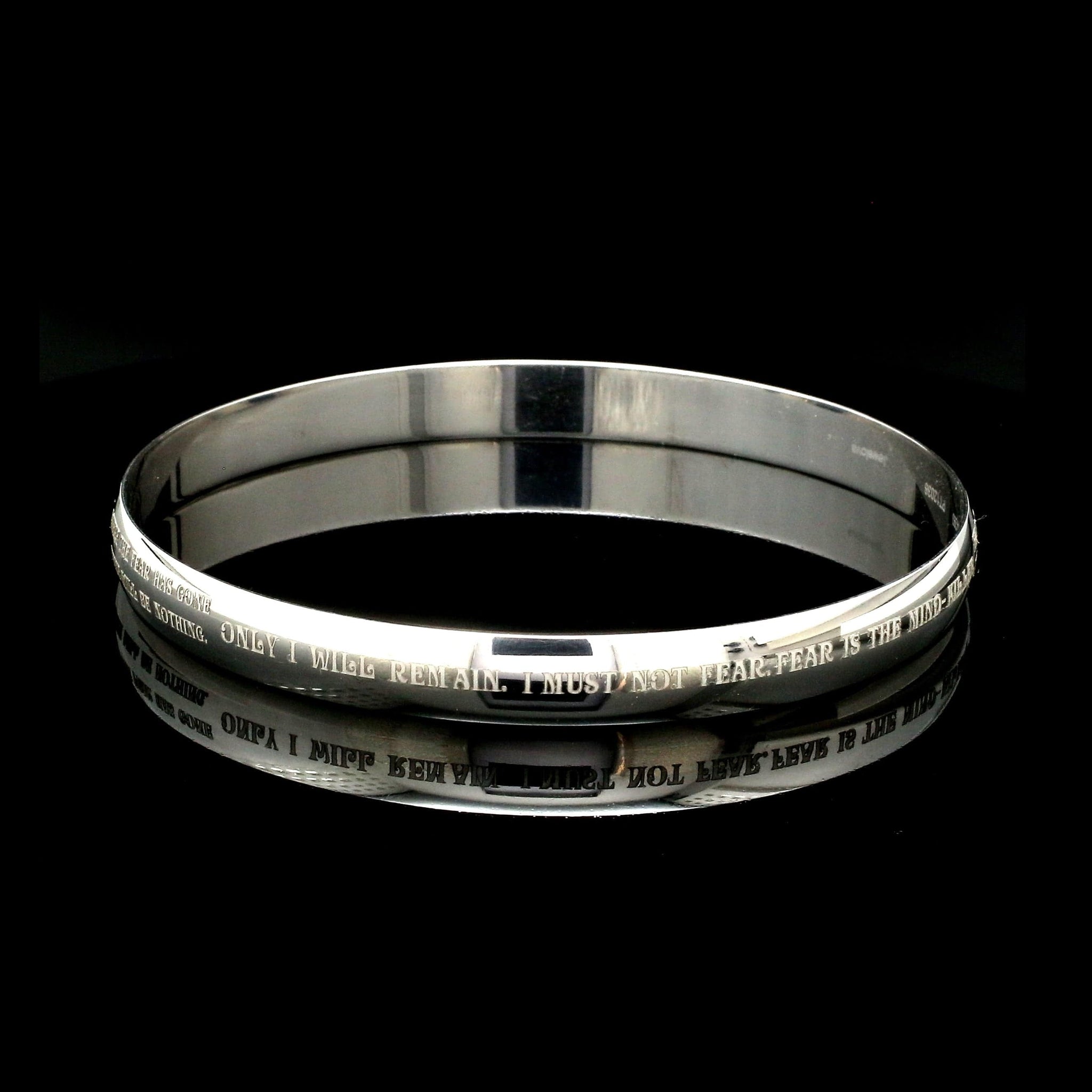 Jewelove™ Bangles & Bracelets Platinum Engraved Kada for Men JL PTB 1288