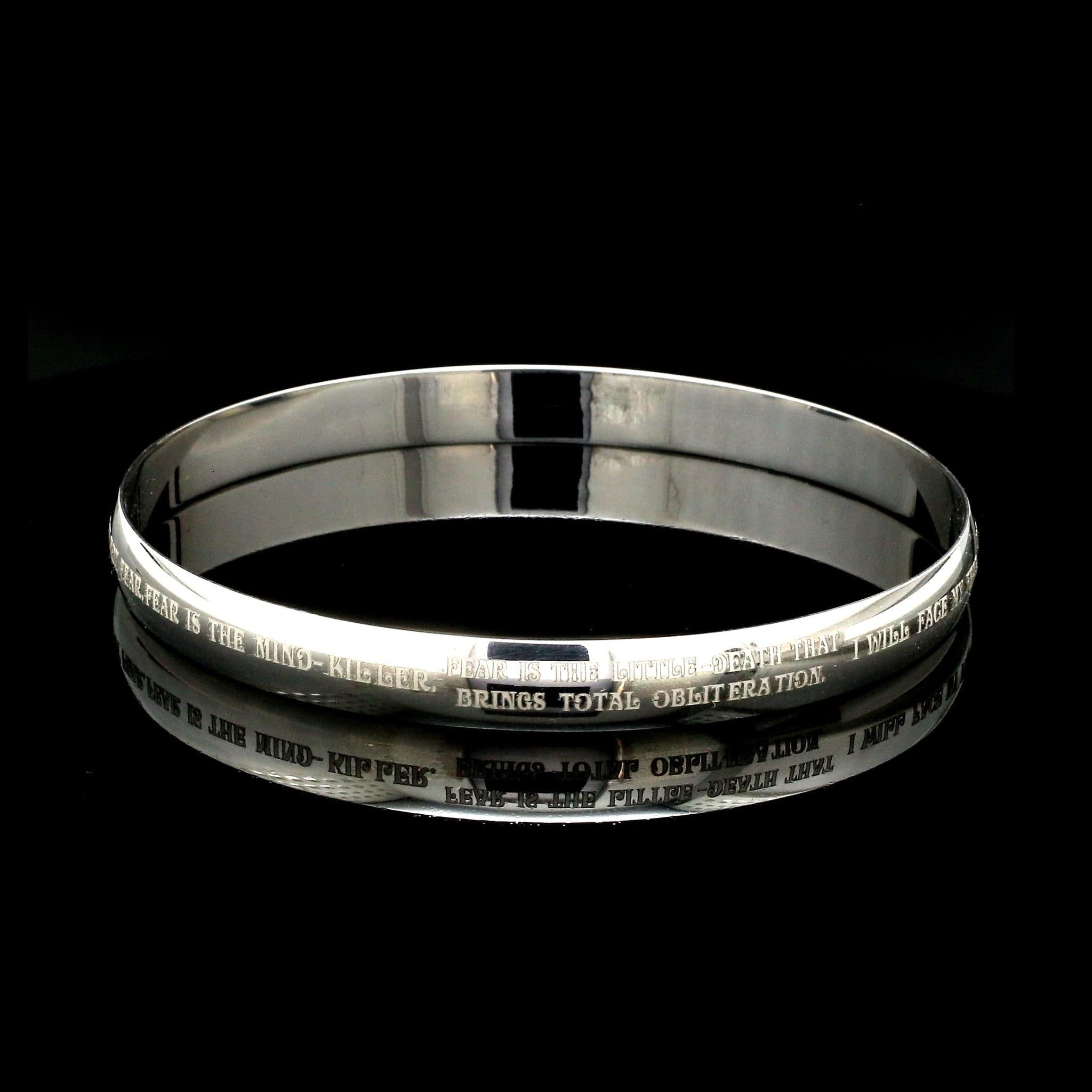 Jewelove™ Bangles & Bracelets Platinum Engraved Kada for Men JL PTB 1288