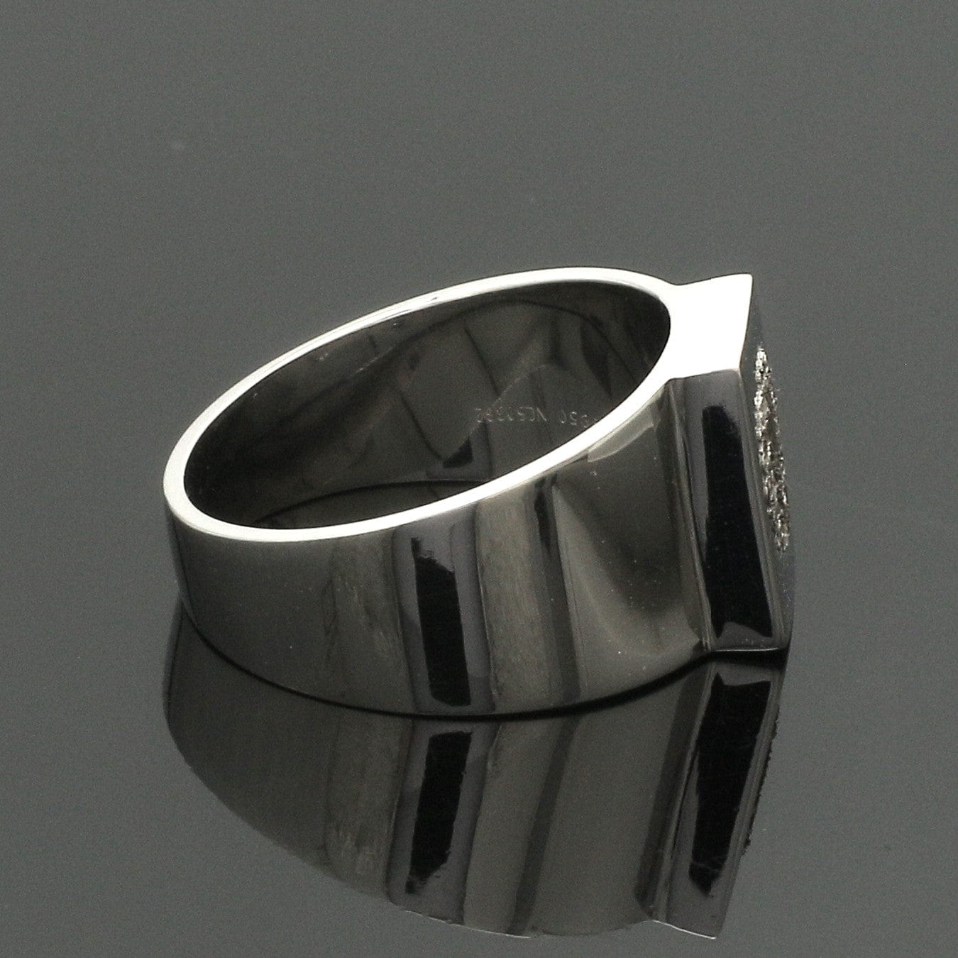 Jewelove™ Rings Men’s Band only Platinum Engraved Ring for Men JL PT 1390