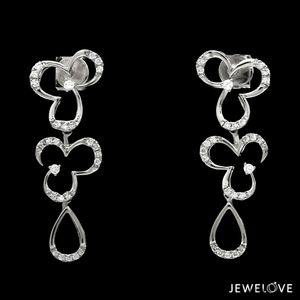 Jewelove™ Earrings Platinum Evara Diamond Earrings Set JL PT E 340