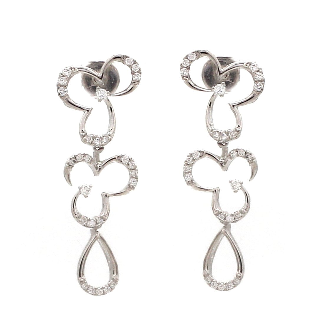 Jewelove™ Earrings Platinum Evara Diamond Earrings Set JL PT E 340