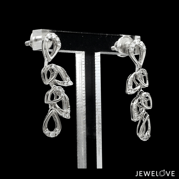 Jewelove™ Earrings Platinum Evara Diamond Earrings Set JL PT E 341