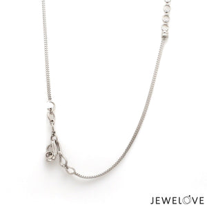 Jewelove™ Necklaces & Pendants Platinum Evara Diamond Necklace & Earrings Set JL PT NE 340