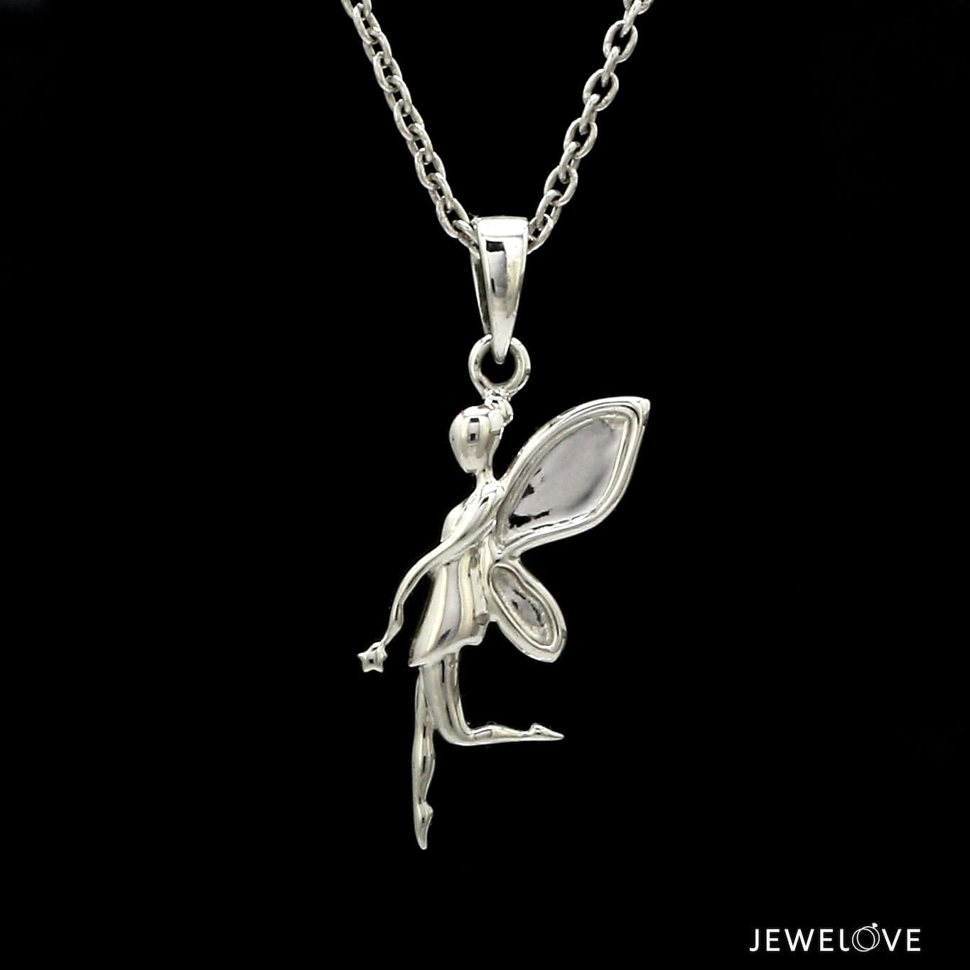 Jewelove™ Pendants Platinum Fairy Pendant for Women JL PT P 1217