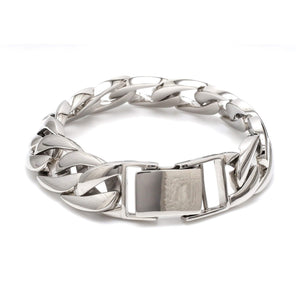 Jewelove™ Bangles & Bracelets 144 grams Platinum Heavy Bracelet for Men JL PTB 1183