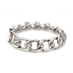 Jewelove™ Bangles & Bracelets 144 grams Platinum Heavy Bracelet for Men JL PTB 1183