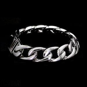 Jewelove™ Bangles & Bracelets 144 grams Platinum Heavy Bracelet for Men JL PTB 1183