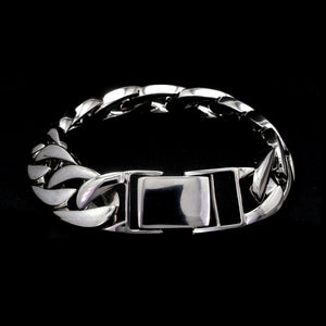 Jewelove™ Bangles & Bracelets 144 grams Platinum Heavy Bracelet for Men JL PTB 1183