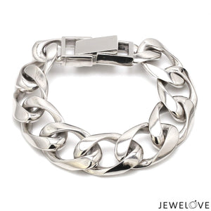 Jewelove™ Bangles & Bracelets Platinum Heavy Bracelet for Men JL PTB 1183-A