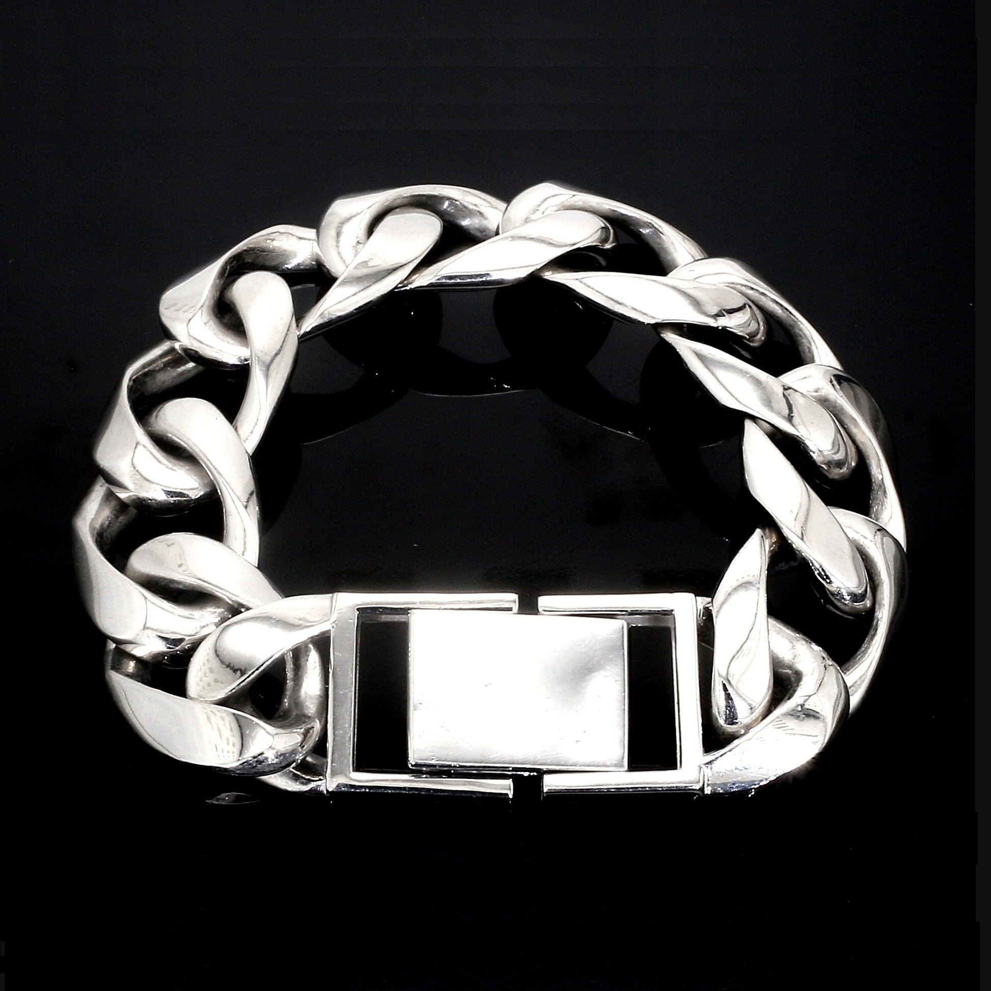 Jewelove™ Bangles & Bracelets Platinum Heavy Bracelet for Men JL PTB 1183-A