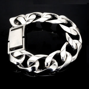 Jewelove™ Bangles & Bracelets Platinum Heavy Bracelet for Men JL PTB 1183-A