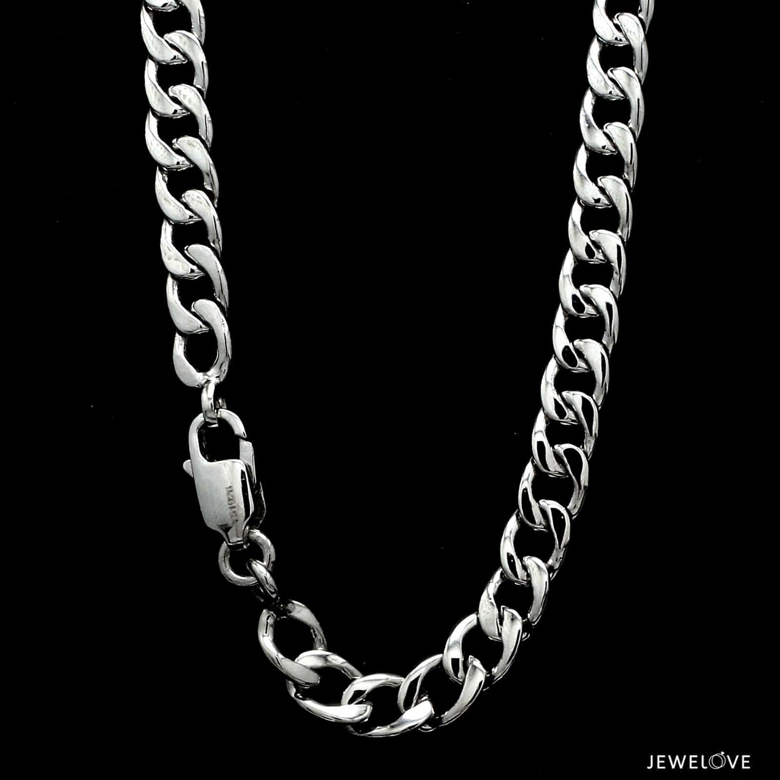 Jewelove™ Chains Platinum Heavy Chain for Men JL PT CH 1272