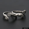 Jewelove™ Rings Platinum Hug Unisex Ring JL PT 938