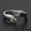 Jewelove™ Rings Platinum Hug Unisex Ring JL PT 938