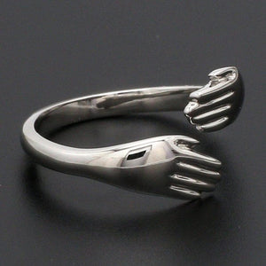 Jewelove™ Rings Platinum Hug Unisex Ring JL PT 938