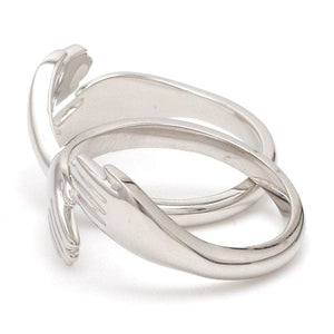 Jewelove™ Rings Platinum Hug Unisex Ring JL PT 938