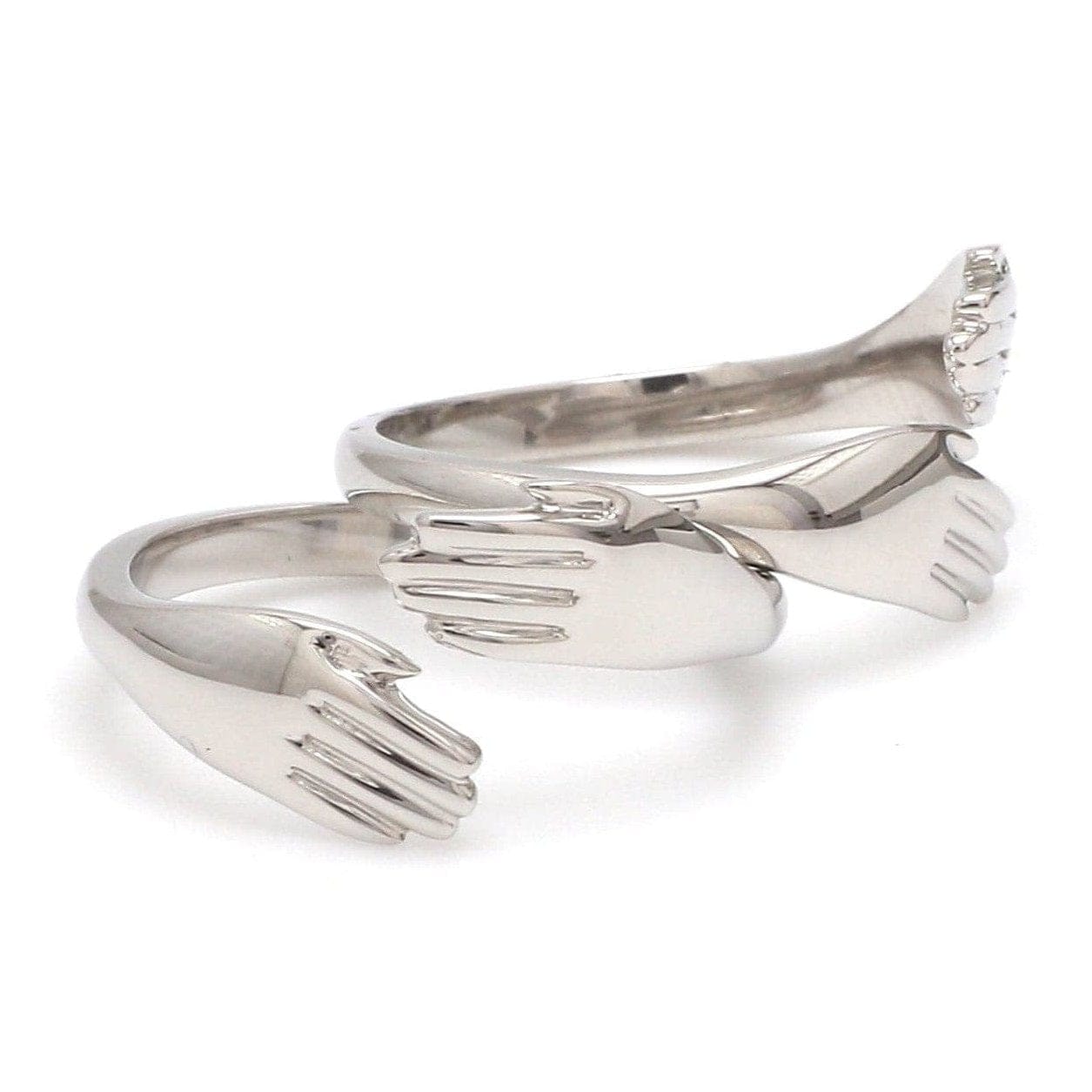 Jewelove™ Rings Platinum Hug Unisex Ring JL PT 938