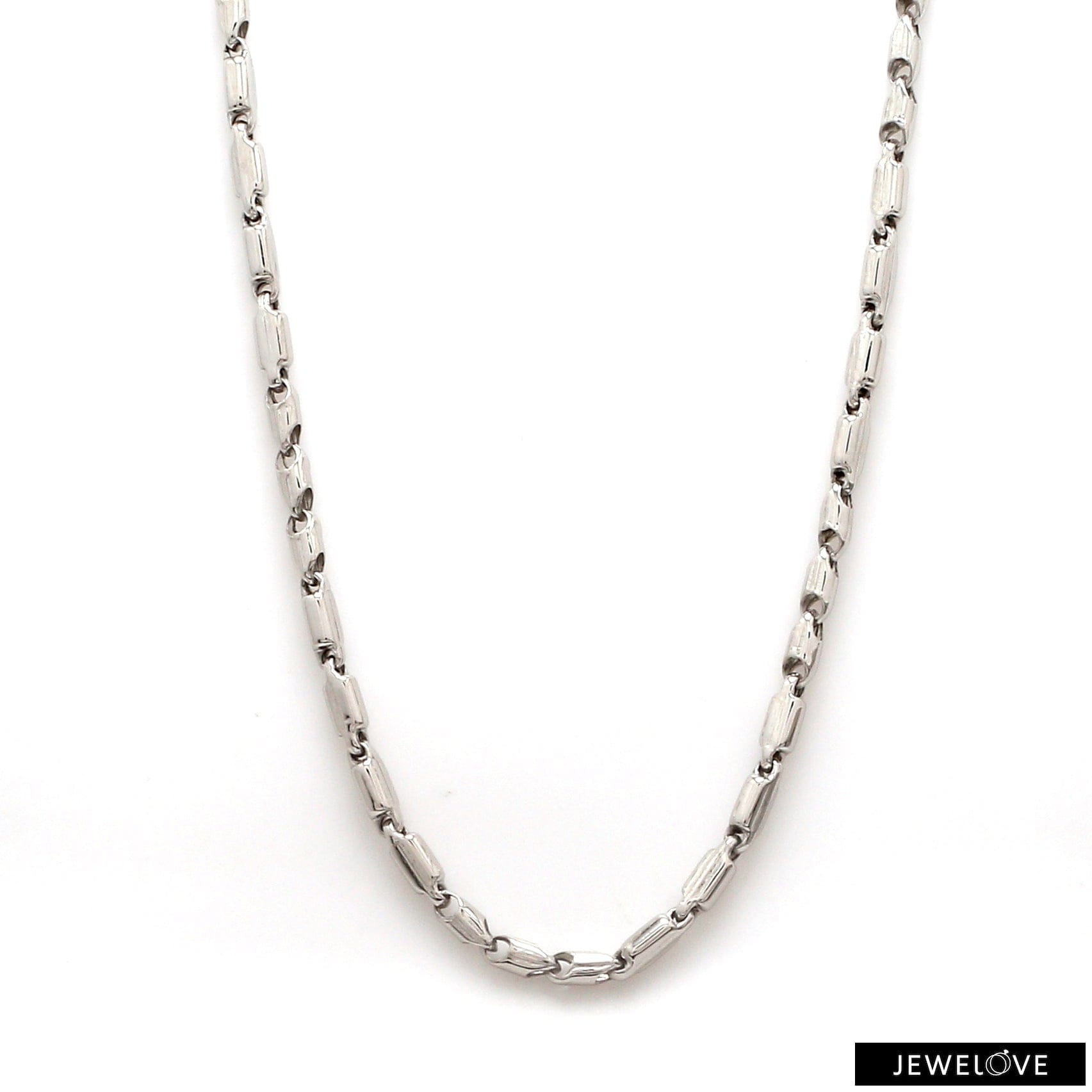 Jewelove™ Chains Platinum Link Chain for Men JL PT CH 1192