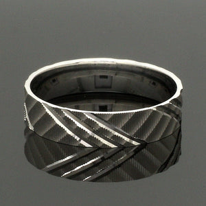 Jewelove™ Rings Platinum Love Bands for Couple JL PT 1307