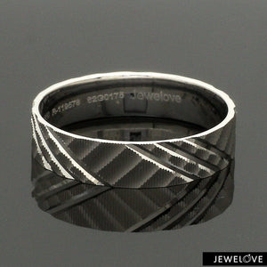 Jewelove™ Rings Platinum Love Bands for Couple JL PT 1307