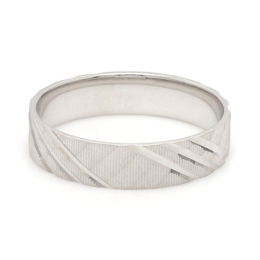 Jewelove™ Rings Platinum Love Bands for Couple JL PT 1307