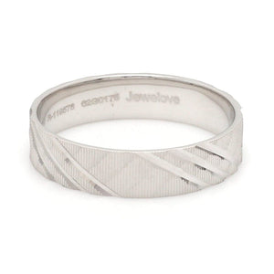 Jewelove™ Rings Platinum Love Bands for Couple JL PT 1307