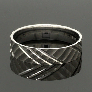 Jewelove™ Rings Men's Band only Platinum Love Bands for Couple JL PT 1307