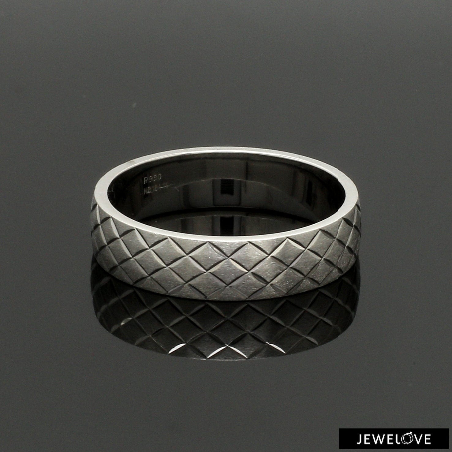 Jewelove™ Rings Platinum Love Bands JL PT 1322