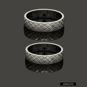 Jewelove™ Rings Platinum Love Bands JL PT 1322