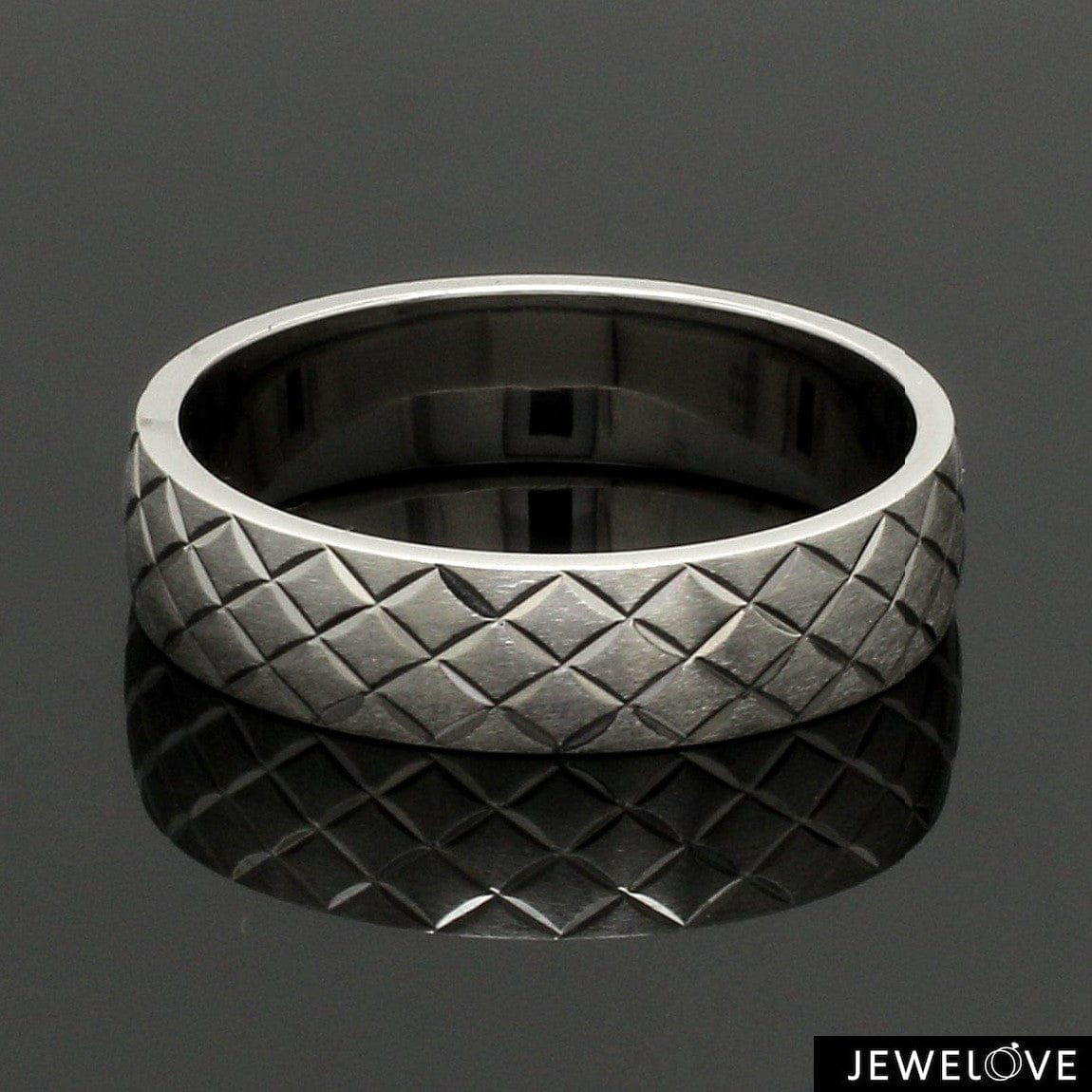 Jewelove™ Rings Platinum Love Bands JL PT 1322