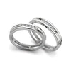 Jewelove™ Rings Platinum Love Bands with Channel Set Diamonds SJ PTO 139