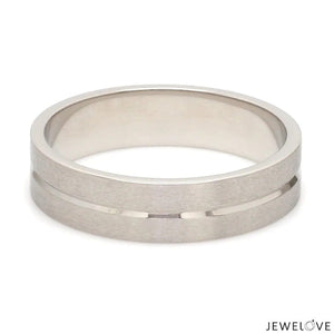 Jewelove™ Rings Platinum Love Bands with Princess cut Diamonds SJ PTO 241