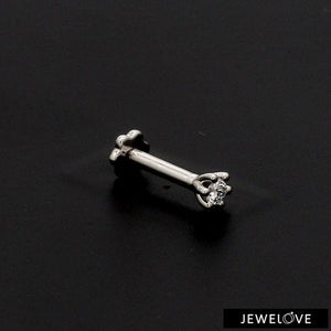 Jewelove™ Platinum Nosepin with Diamond by Jewelove JL PT NP 102