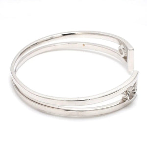 Jewelove™ Bangles & Bracelets Platinum Open Kada for Men JL PTB 625