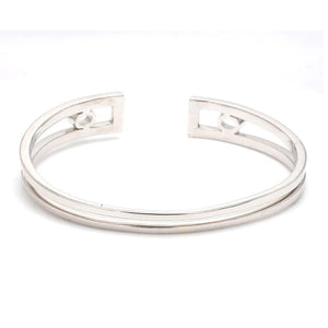 Jewelove™ Bangles & Bracelets Platinum Open Kada for Men JL PTB 625