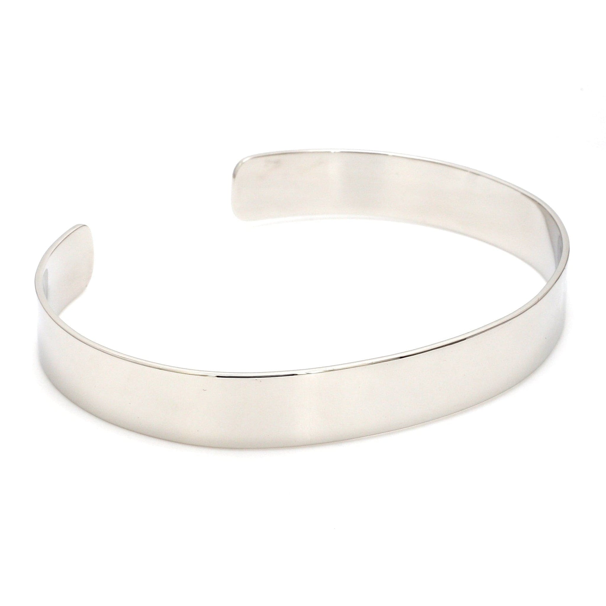 Jewelove™ Bangles & Bracelets 40 grams Platinum Open Kada for Men JL PTB 626 - Hi-Polish