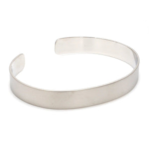 Jewelove™ Bangles & Bracelets 40 grams Platinum Open Kada for Men JL PTB 626 - Matte Finish