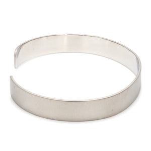 Jewelove™ Bangles & Bracelets 40 grams Platinum Open Kada for Men JL PTB 626 - Matte Finish