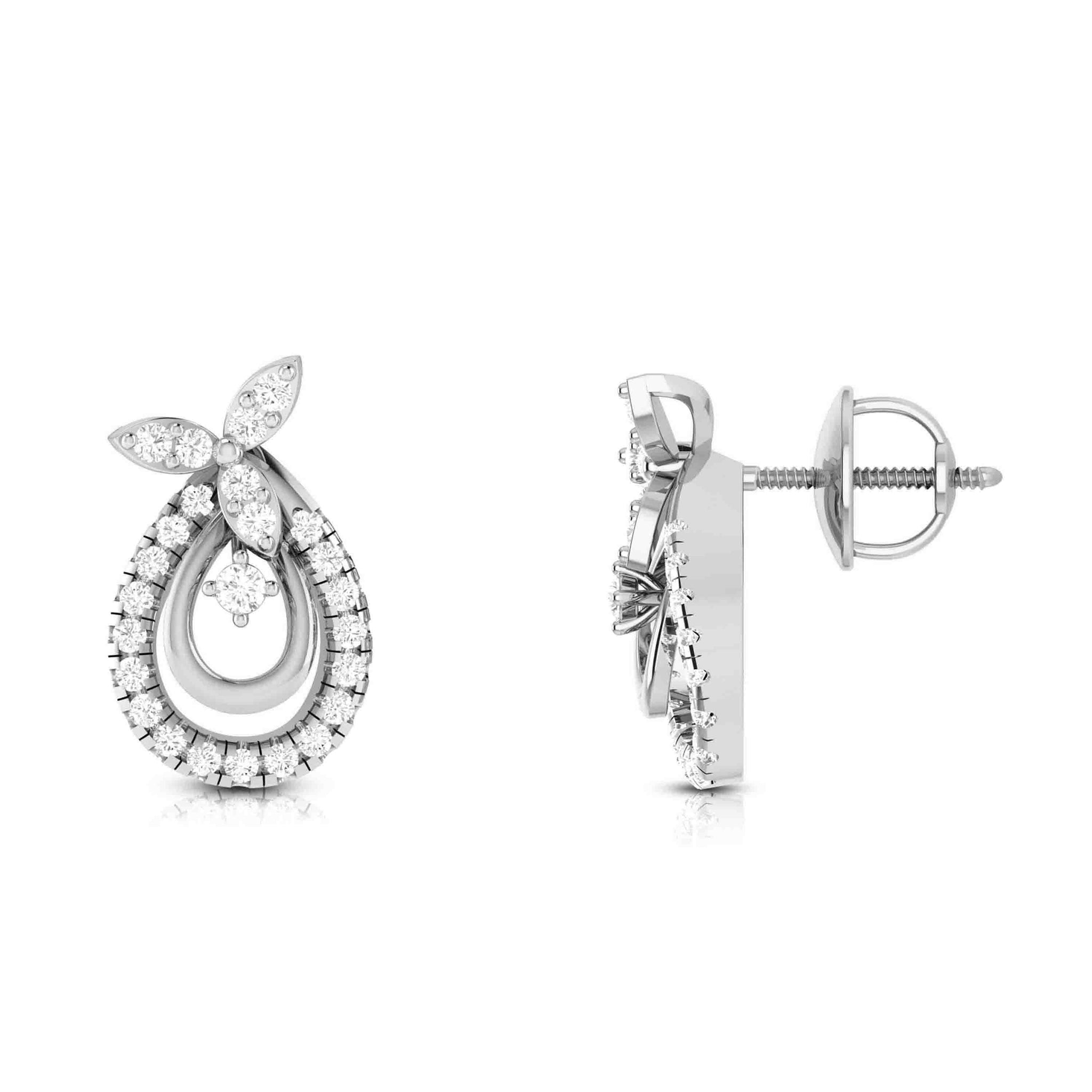 Jewelove™ Pendants & Earrings Platinum Pendant Set with Diamonds JL PT P 5