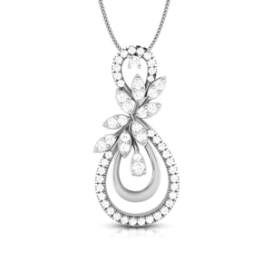 Jewelove™ Pendants & Earrings Platinum Pendant Set with Diamonds JL PT P 5