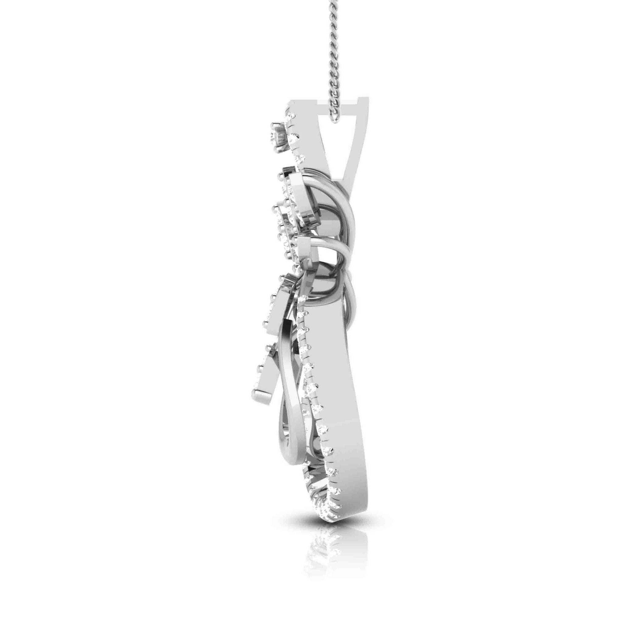 Jewelove™ Pendants & Earrings Platinum Pendant Set with Diamonds JL PT P 5