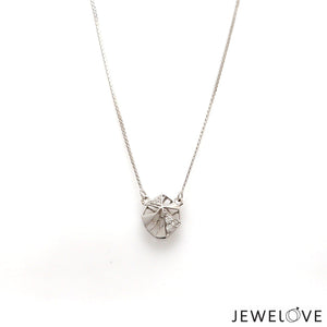 Jewelove™ Pendants Platinum Pendant with Chain for Women JL PT P 267