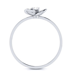 Jewelove™ Rings Platinum Ring for Women with Single Diamond JL PT LR 84