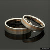 Jewelove™ Platinum Ring with a Rose Gold Streak JL PT 1003