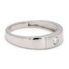 Jewelove™ Rings Platinum Rings for Couple with Single Diamonds JL PT 593